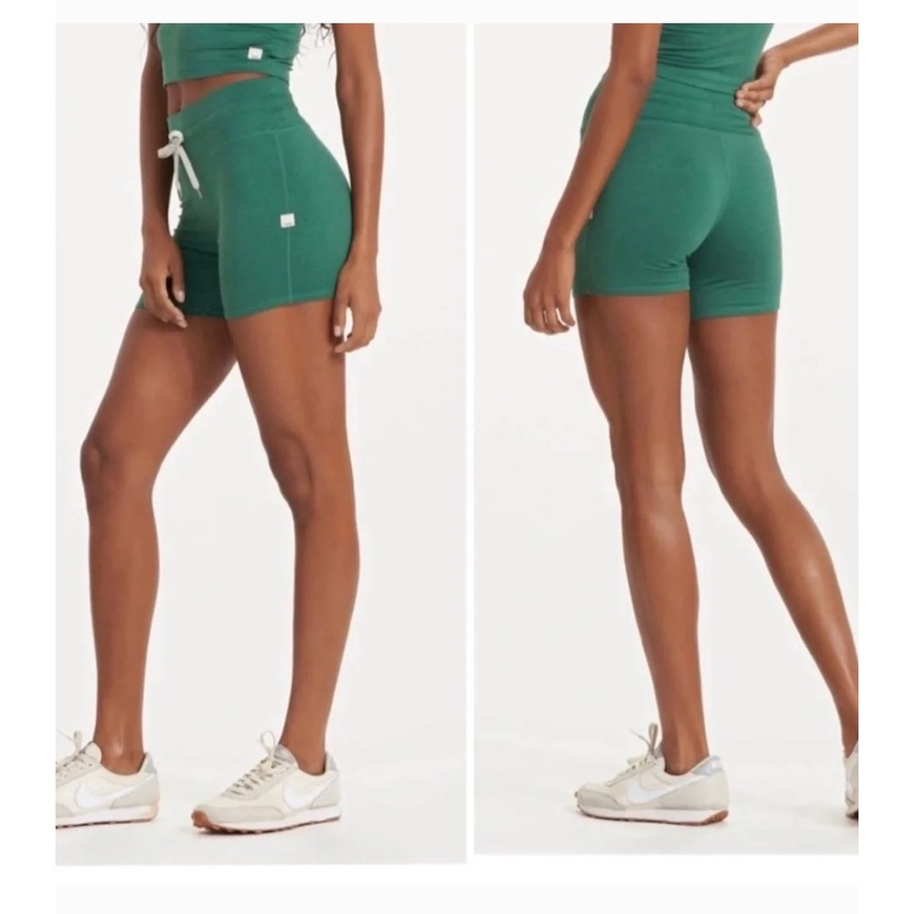 NEW Vuori Halo Vintage Shorts Catus Heather Green VW391 Drawstring Athletic